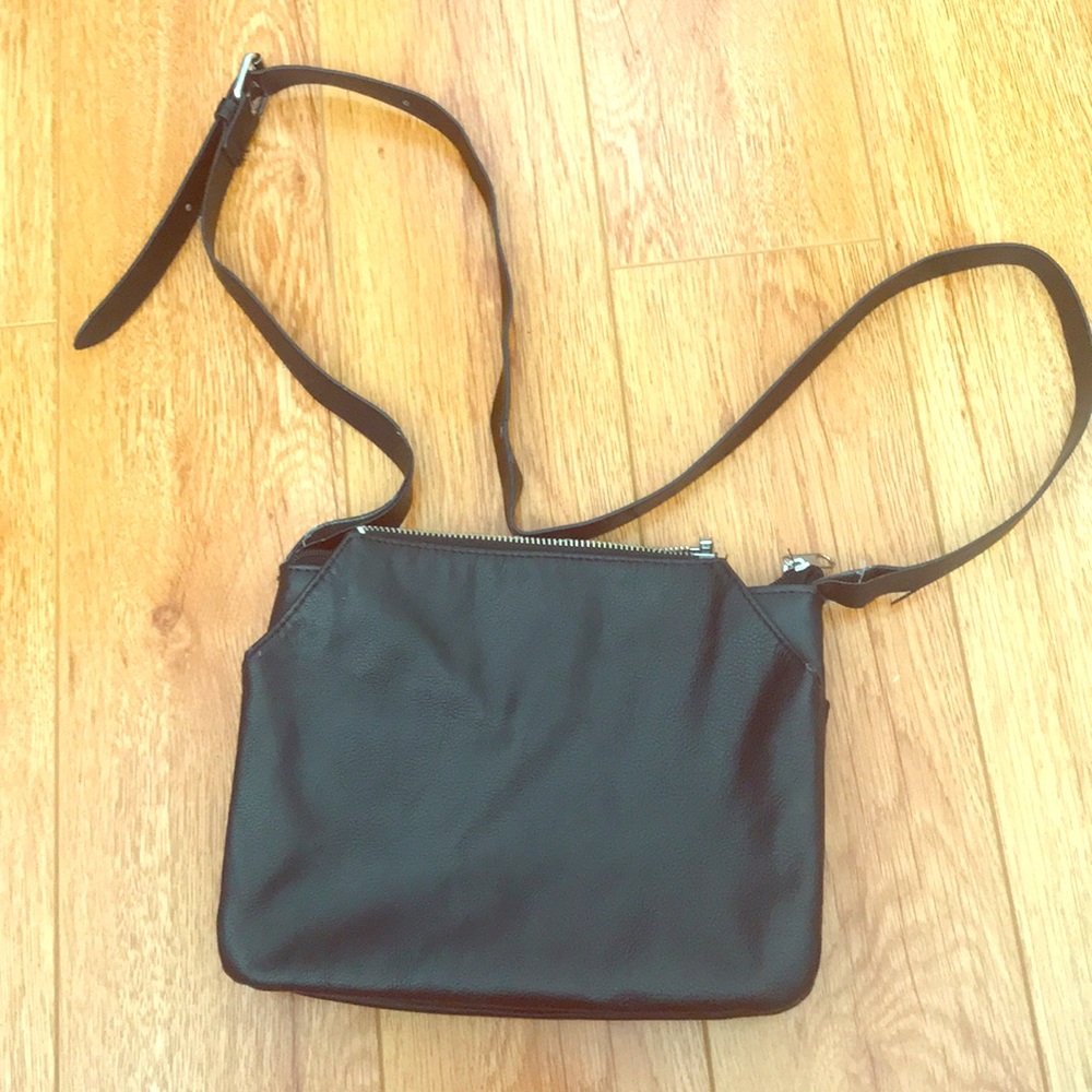 Black Pleather Purse